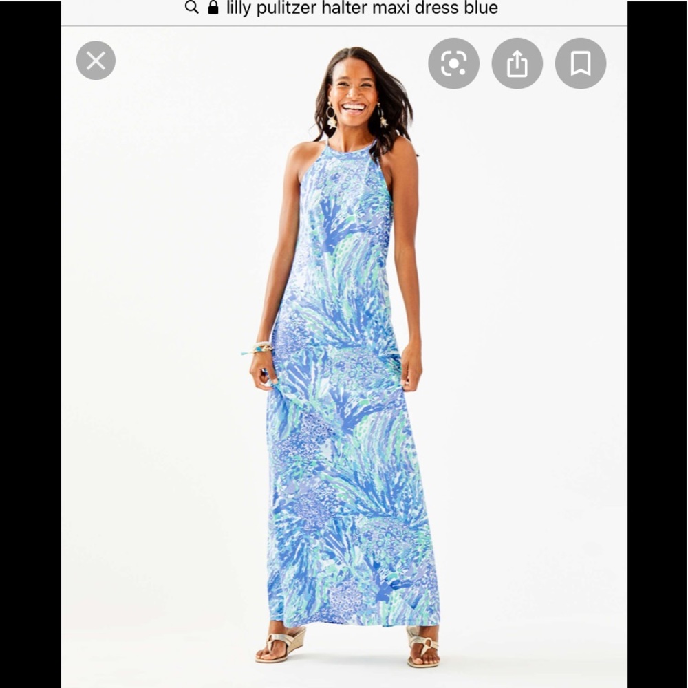 Lily Pulitzer Maxi Halter Dress